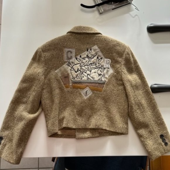 Christian Francis Roth Vintage Cropped Double Breasted Blazer/Jacket - Rare - Picture 8 of 8